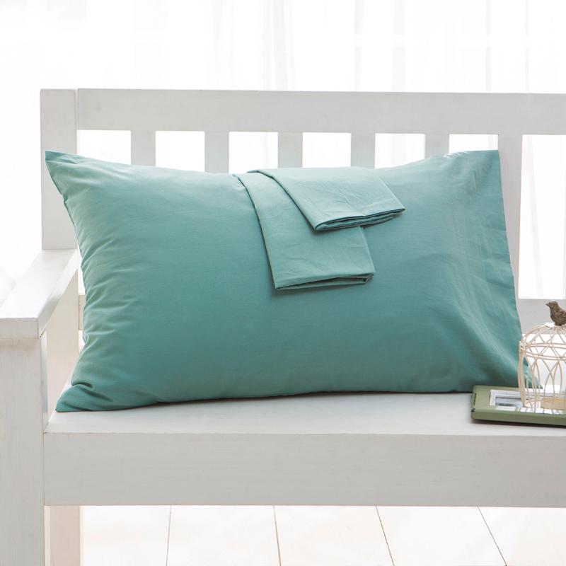 Solid Cotton Envelope Pillowcase 40x60 50x90 Soft Breathable Bedding Pillow Cover Multiple Sizes Available