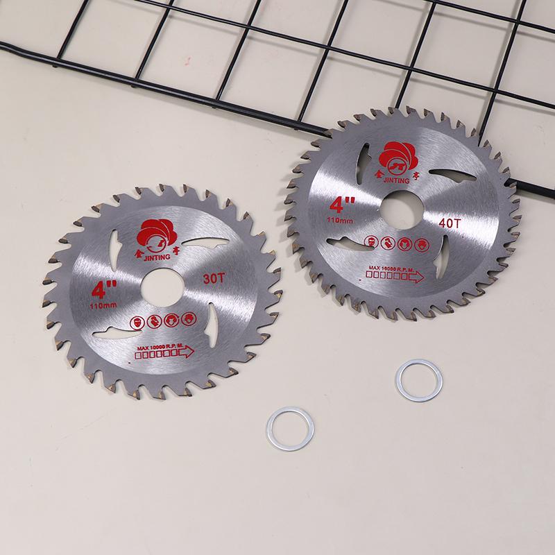 4'' 40T Circular Saw Blade Wood Cutting Disc 110*20Mm Woodworking Cutter For Wood Plastic Metal Rotating Tool Power Tool Acces