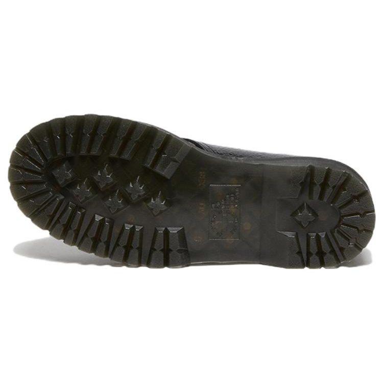 Dr. Martens 1461 Distressed Patent Leather Platform Shoes 'Black' Women's 27716001