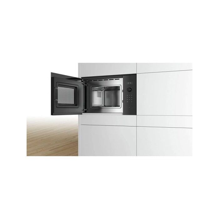 Bosch Serie | 6 BFL524MB0 Four Micro-ondes Monofonction Intégrable 20 Litres 800 Watt Noir Vulcano