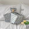 Pulian Blue Floral Folding Sun & Rain Umbrella