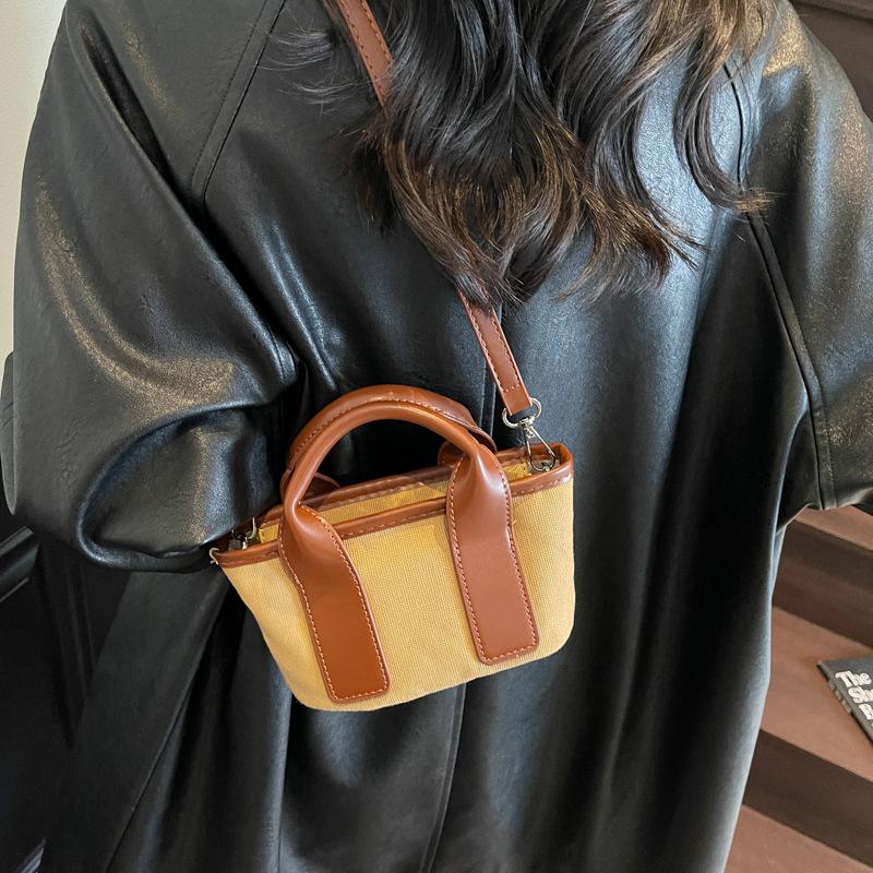 Premium Canvas Bag Women's Bag Messenger Bag New Large-capacity Fashion Casual Versatile Shoulder Handbag