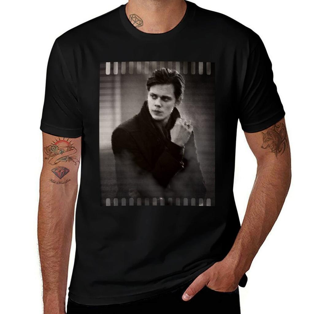 Bill Skarsgrd Tshirt Daily Work Short Sleeve Top