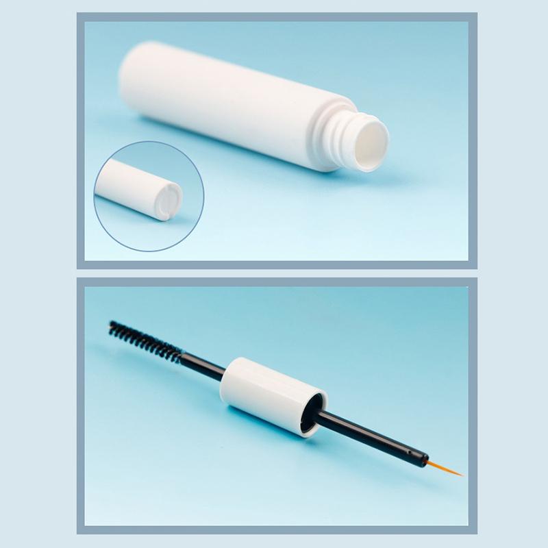 1Pcs Empty Mascara Tube Double Head Diy Eyeliner Tube Dual-Purpose Eyelash Tube Growth Liquid Bottle Cosmetic Container