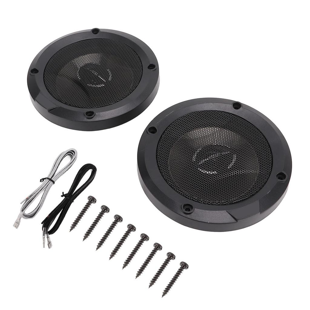 1 Pair 5in Car Stereo Speaker Universal Dome Tweeter 4 Ohm  Loudspeakers for Automobile Audio System