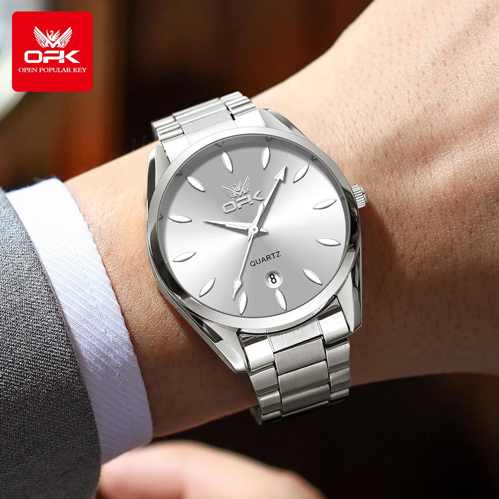OPK Night Light Waterproof Men's Watch Quartz Watch 6038