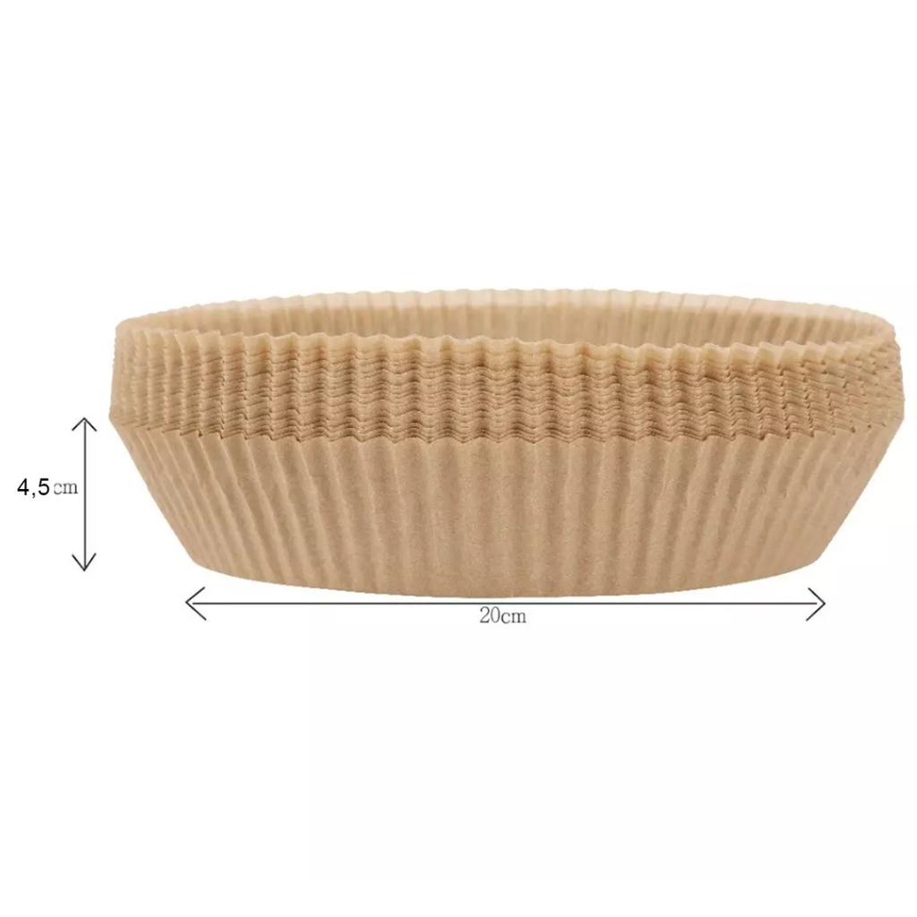 PAPER LINERS FOR AIR FRYER 20cm 100pcs KLAUSBERG KB-7605