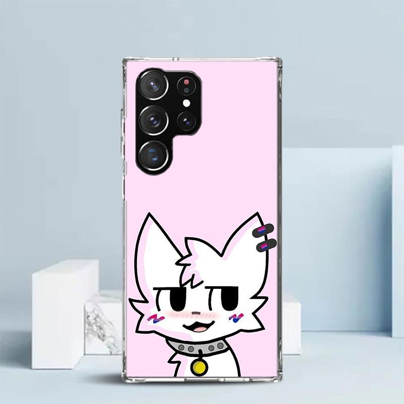 Boykisser Cat Soft Cover for Samsung Galaxy S25 Edge S26 S24 S23 Ultra Phone Case S22 S21 Plus S20 FE Print Pattern Shell Galaxy
