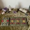 Linen Cloth Tarot Deck Holder Organizer Table Cloth Divination Bag Storage Pouch For Travel Carrying And Safekeeping