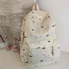 Schoolbag Treasure Backpack Girls Middle School Students Floral Sausage Puppy Backpack High School Girls Cute Backpack Men