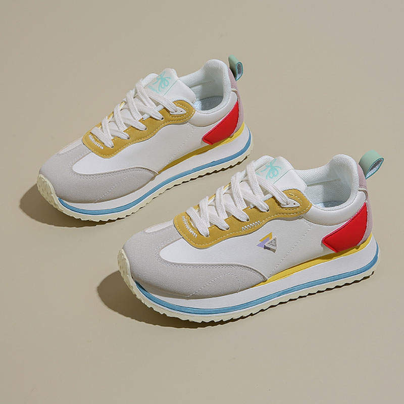 Platform-soled Forrest Gump shoes women's 2025 new autumn lace-up versatile casual sports German training dopamine dad shoes running shoes