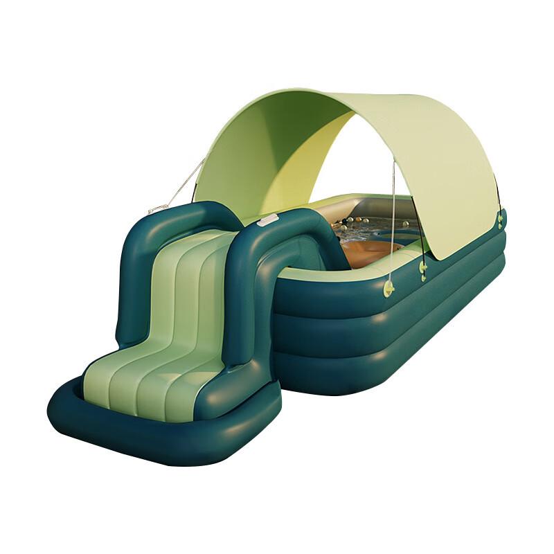 QianyU 2.1m 3-Layer Inflatable Swimming Pool with Slide