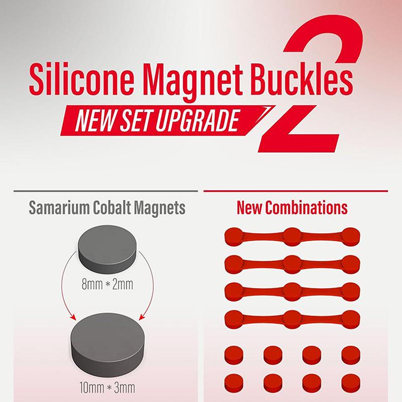 

Магнитная силиконовая застежка для аэрофритюрницы для фиксации пергаментных вкладышей, предотвращает подгорание бумажной прокладки красный
