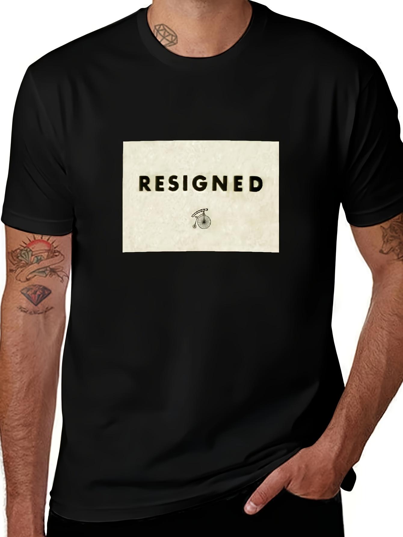 

T-Shirt Y2K The Prisoner Resigned Black XL