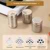 3Pieces Nonrust Steel Spices Storage Bottles Keep Spices Freshness Different Size Fashion Look Simple Maintenance for Home