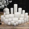 Large White Candle Column Candle Birthday Wedding Hotel High-End Club Candle