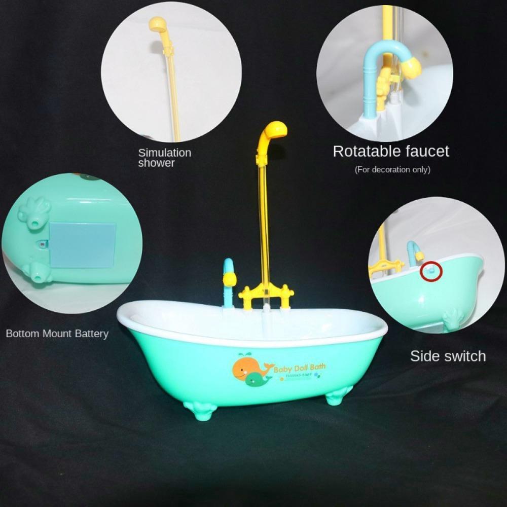 Plastic Parrots Bath Toy Automatic Bird Shower Supplies Durable Parrot Bathtub for Small Pets