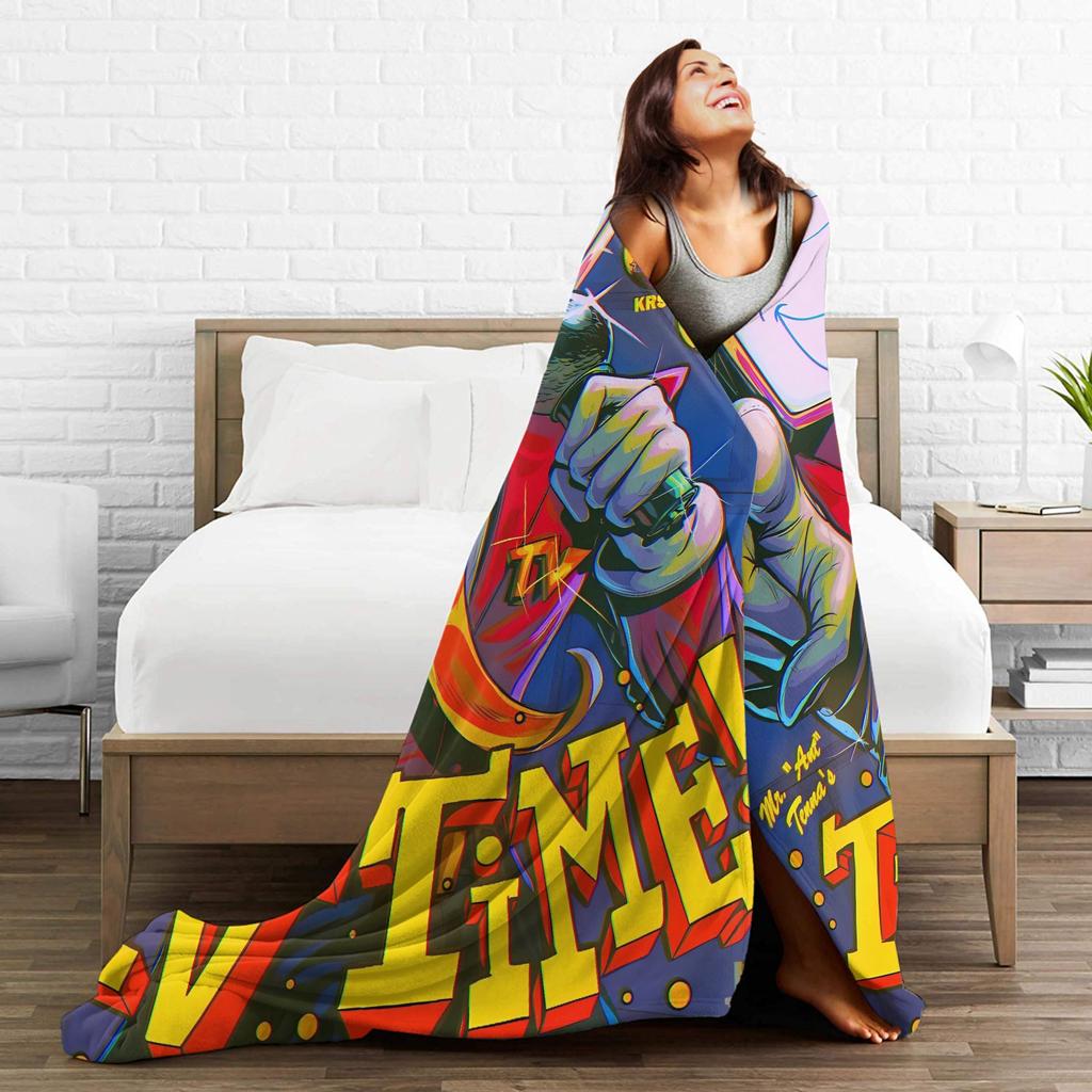 Coperta di Flanella Cartoon Tv Tenna Gioco Deltarune Coperta Morbida Calda per Viaggi all'Aperto in Aereo Copriletto Copri Divano Letto