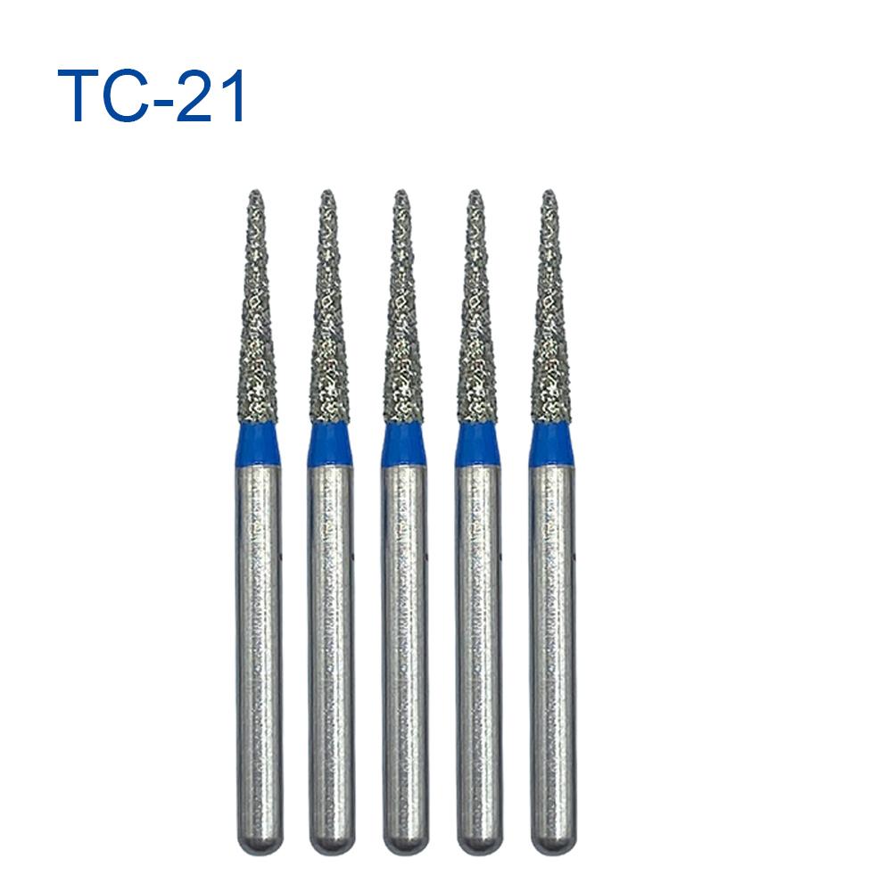 5Pcs/Pack, Jnsur Dental Diamond Burs Dental Drills For High Speed Handpiece Fg Dia 1.6Mm Dental Lab Technican Dentistry Material