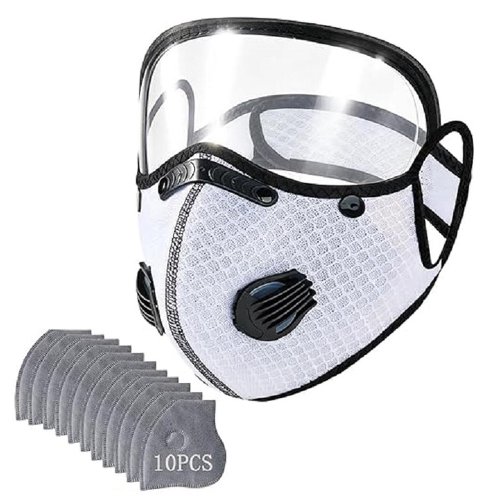 Breathable Dust Masks Dustproof Adjustable Respirator Mask Protective Cycling Facemask for Outdoor Commuting Dust Protection
