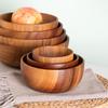Large Japanese Acacia Wood Bowl - Salad, Rice, or Soup