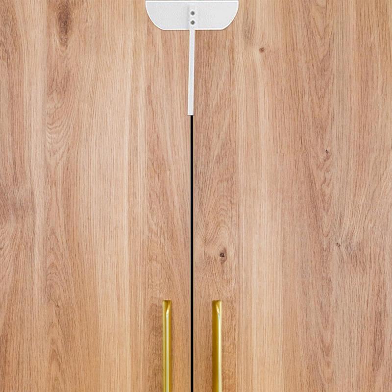 Metal Bifold Door Lock Adjustable Metal Bifold Door Lock Sleek Playroom Lock Bedroom Safety Lock User Friendly Bi-Fold Door Lock
