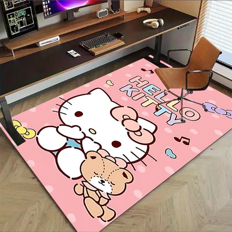 1pc Hello Kitty Carpet Office Rug Outdoor Mat Home Decor Area Carpet Festival Gift