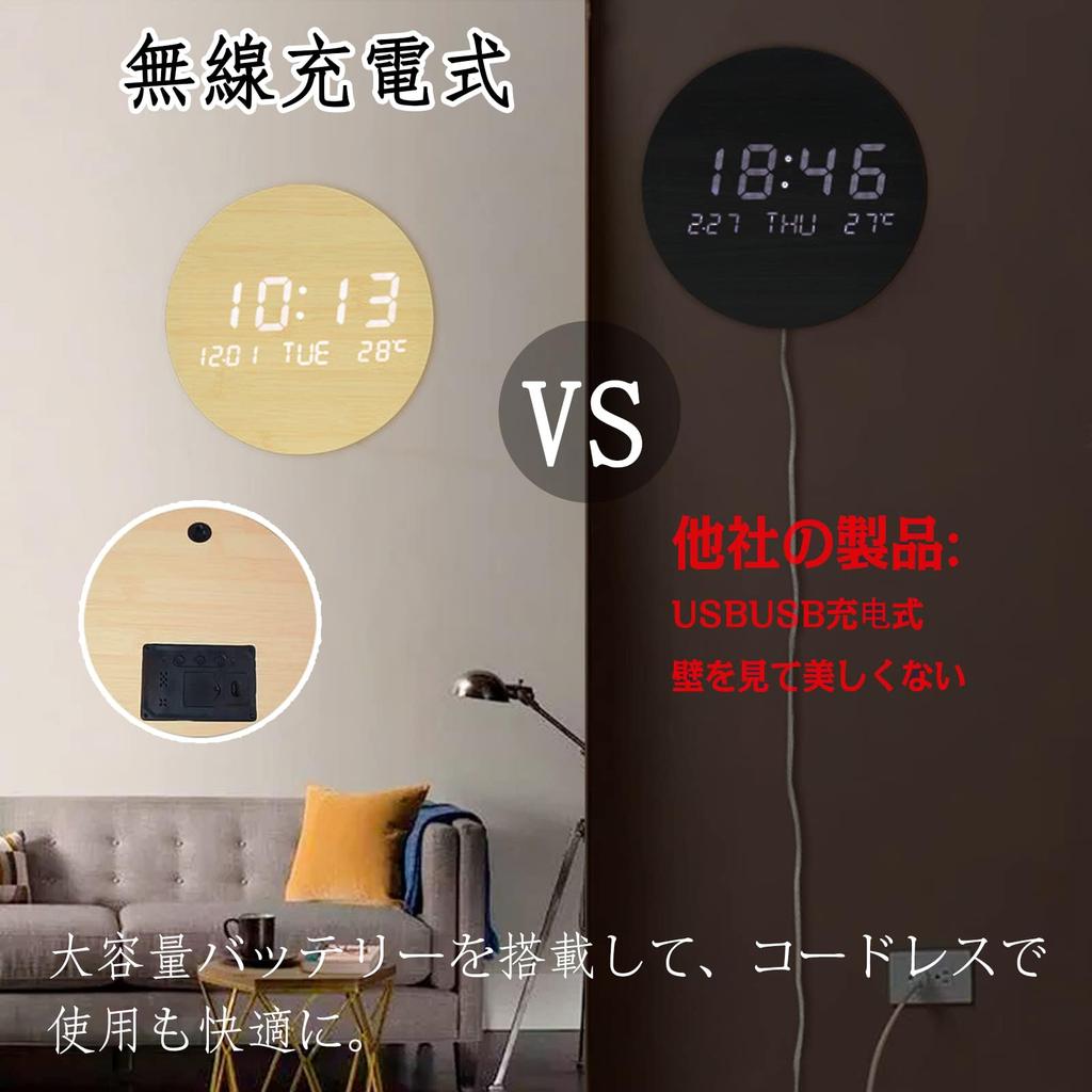 Home Merc Wooden Wall Clock 3D A Type