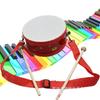 Animal Pattern Children's Drum Toy Double Sided Kids Hand Drum Musical Instrument Toy  Percussion