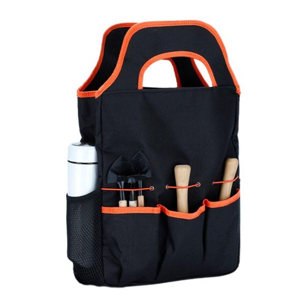 

Wear-resistant Handheld tool bag Multilayer Storage Large Capacity Garden tool storage bag Waterproof Oxford Cloth оранжевый