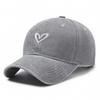 New Washed and Old Love Cap Women's Summer Black and Gray Sunscreen Baseball Cap Spring and Autumn Hat Men's