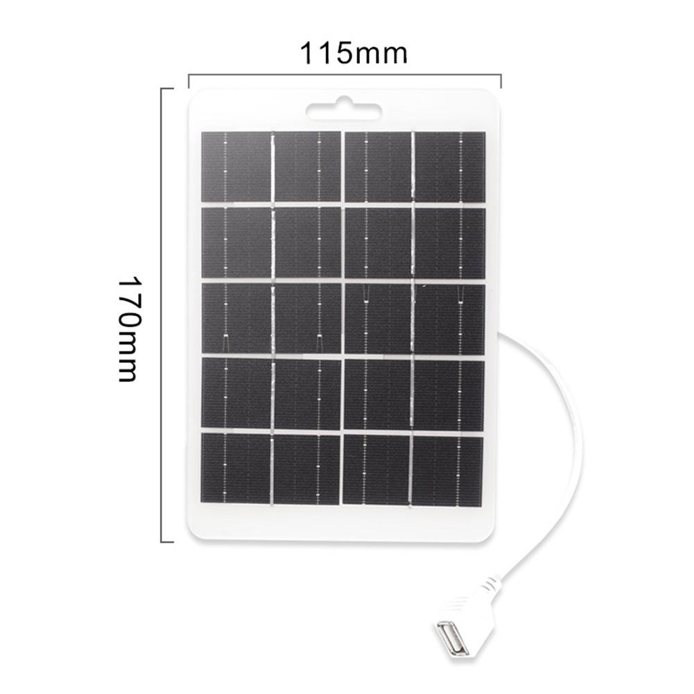 5V Solar Charger Portable Solar Panel USB Charging