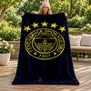 Fenerbahce Blanket Flannel Blanket Soft Cozy Plush Throw for Sofa Bed Lightweight Home Decoration Gifts for Christmas Various Holidays