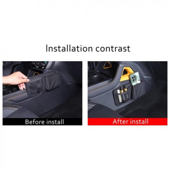 Gear Storage Bag Console Side Pockets Organizer for Ford Ranger -2024