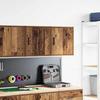 VidaXL Armoires murales de garage 2 pcs vieux bois bois d'ingénierie, armoire, placard mural de garage, armoire à outils 860640