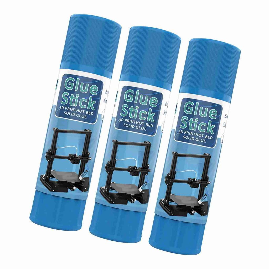 3D Printer Glue Sticks PVP Solid Glue Sticks Non Toxic Washable for Hot Bed Platform Glass Plate Easy Removing 6PCS