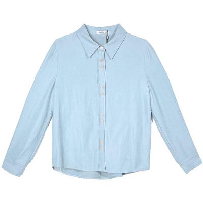 Betu Women's 2025 Winter Embroidered Long-Sleeve Shirt