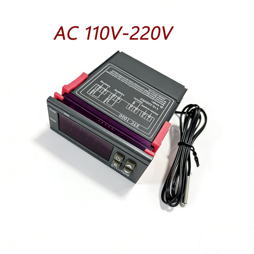 STC-1000 Contrôleur de Température Numérique Thermostat Thermorégulateur incubateur Relais Chauffage Refroidissement STC 1000 12 24V 220V STC1000