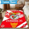 Tappeto Personalizzato con Nome Stemma Calcio Benfica, Tappeto da Gioco, Tappetino per Camera da Letto Soggiorno Ingresso, Idea Arredo Casa Regalo per Natale Compleanno