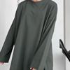 Magliette da Donna Oversize a Maniche Lunghe Basic Girocollo Maglietta Top Primavera Autunno Abbigliamento Casual da Allenamento Moda Casual Y2K Magliette a Maniche Lunghe Larghe da Donna