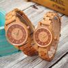 Fashion Men's Wooden Watch Multi-functional Quartz Movement Elegant Blend of Nature and Technology for Women Watch