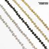 Catena a graffa a forma di S con strass colorati per nappe fai-da-te in vita e accessori decorativi per saldatura