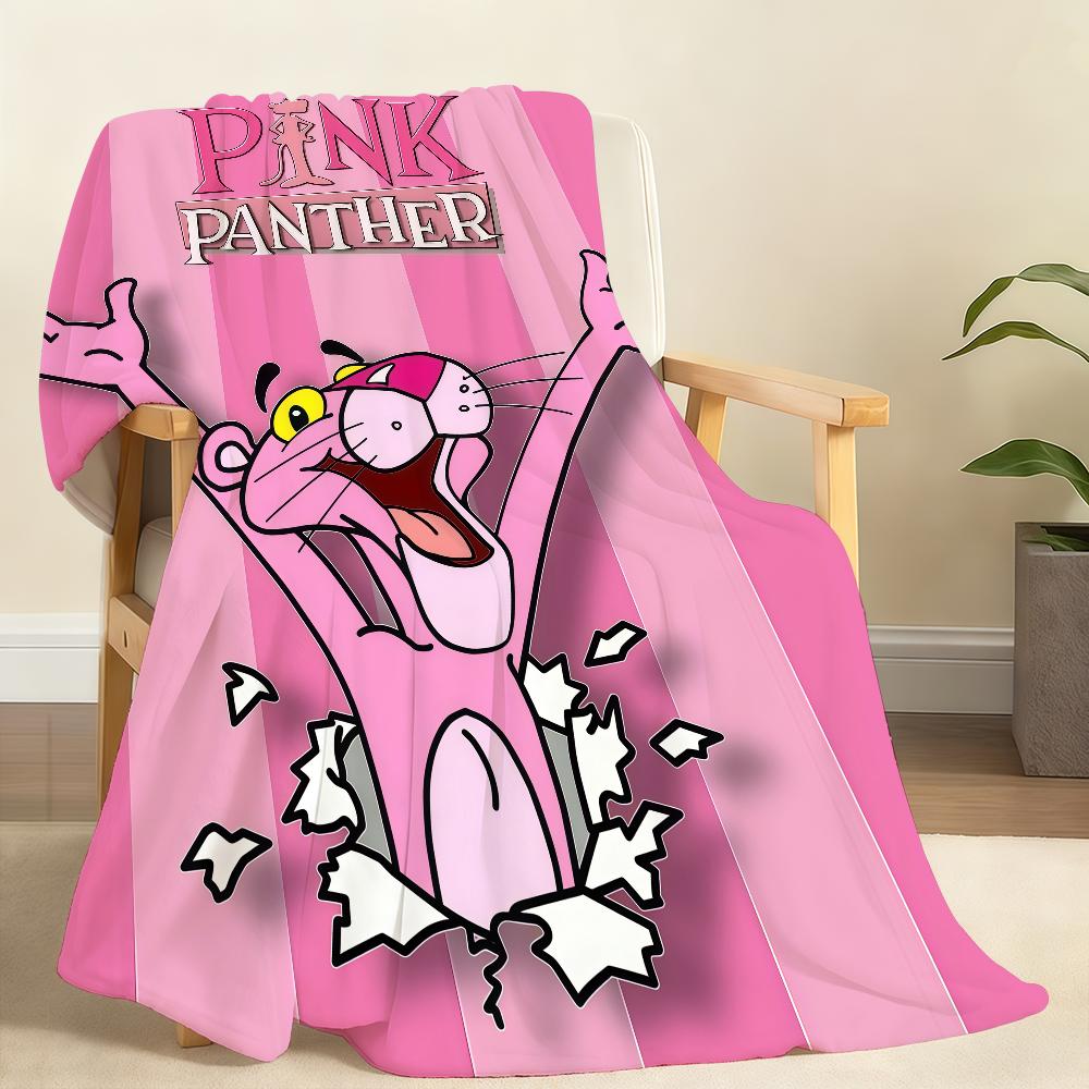 

Interesting Cartoon P PINK K P PANTHER S Cute Blanket Soft Throw Blanket Home Bedroom Bed Sofa Picnic Travel Office Blanket Gift 75x90cm