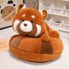 Donut Red Panda Pillow Plush Toy Doll Red Panda Doll Children's Company Soothing Ragdoll