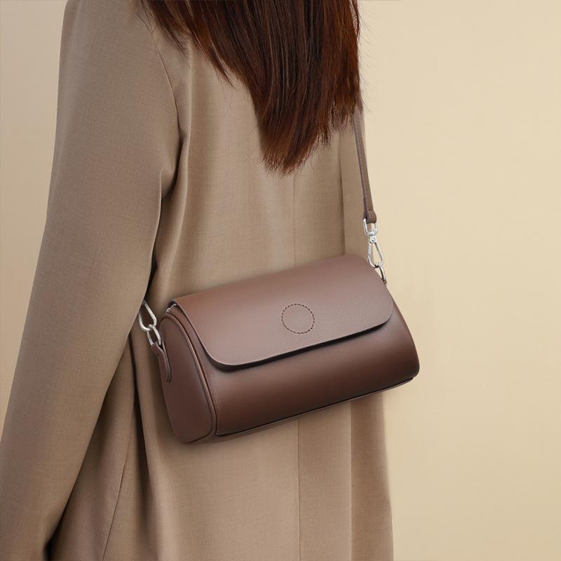 

Новая универсальная высококачественная сумка через плечо Niche Design из натуральной кожи, сумка-подушка на одно плечо, мини-сумка