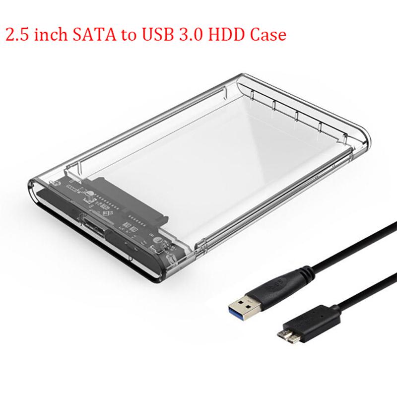 2.5'' Usb 3.0 To Sata Ssd Hdd Hard Drive Disk External Case Enclosure
