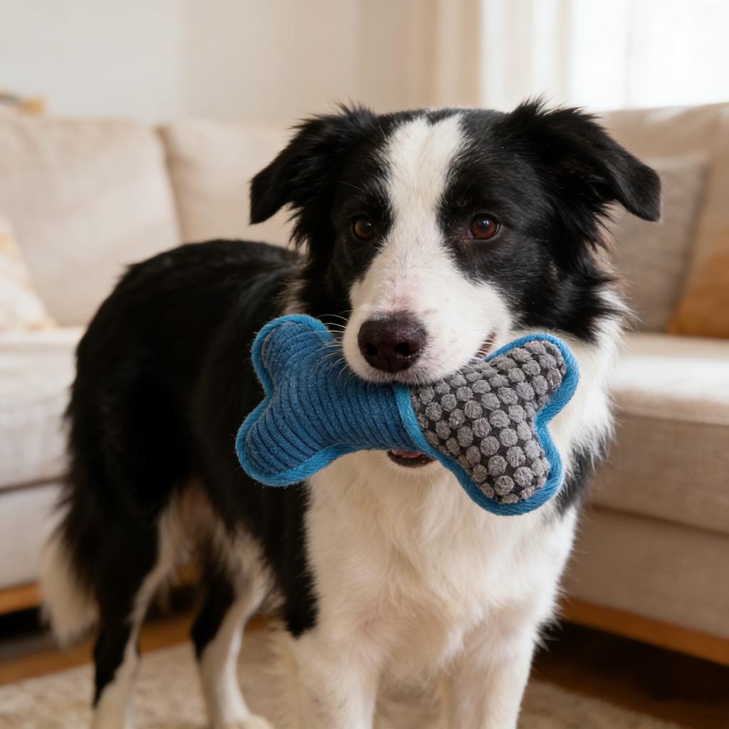 Pet Toys - Dog Vocalizing Plush Toys - - Chew Toys That Are And Easy To - Corn Fiber Edge-bound Companion Toys For Relaxation And Entertai