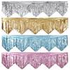 6.56ft Length Metallic Fringe Garland Tinsel Streamers Banner  Stage Party Decoration