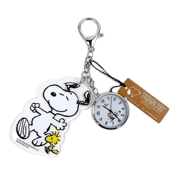 

[Fieldwork] Женские часы Snoopy Analog Keychain Watch Silver PNT035-3