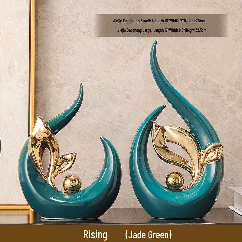 Smooth Sailing Ship Wine Cabinet Ornament Set - Luxurious Home & Office Decor